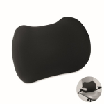 Cuscino ergonomico in schiuma viscoelastica per supporto lombare color nero