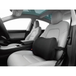 Cuscino ergonomico in schiuma viscoelastica per supporto lombare color nero vista ambiente