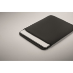 Custodia per laptop in neoprene con spessore di 3 mm, misura 14'' color nero quarta vista fotografica