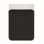 Custodia per laptop in neoprene da 3 mm di spessore, formato 16'' color nero terza vista