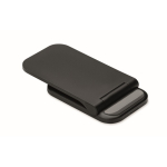 Supporto pieghevole di ricarica wireless per smartphone e ricarica USB-C 15W color nero quarta vista