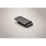 Supporto pieghevole di ricarica wireless per smartphone e ricarica USB-C 15W color nero sesta vista fotografica