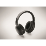 Cuffie wireless pieghevoli con microfono e funzione vivavoce color nero quinta vista fotografica