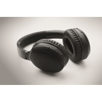 Cuffie wireless pieghevoli con microfono e funzione vivavoce color nero sesta vista fotografica