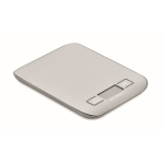 Bilancia digitale da cucina in acciaio inox con display fino a 5 kg color argento