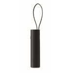 Powerbank in alluminio riciclato con indicatore di batteria e cavo 5.000mAh color nero ottava vista