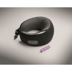 Cuscino cervicale massaggiante ricaricabile in schiuma viscoelastica con maniglia color nero ottava vista fotografica