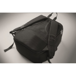 Zaino da viaggio in nylon idrorepellente con molte tasche 20L color nero quinta vista fotografica