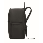 Zaino da viaggio in nylon idrorepellente con molte tasche 20L color nero