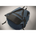 Zaino da viaggio in nylon idrorepellente con molte tasche 20L color blu quinta vista fotografica