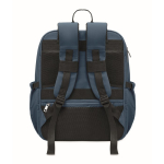 Zaino da viaggio in nylon idrorepellente con molte tasche 20L color blu nona vista