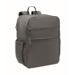Zaino da viaggio in nylon idrorepellente con molte tasche 20L color grigio scuro