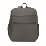 Zaino da viaggio in nylon idrorepellente con molte tasche 20L color grigio scuro ottava vista