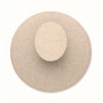 Spazzola massaggiante in plastica per massaggiare ed esfoliare il cuoio capelluto color beige quinta vista
