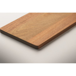 Tagliere in legno di acacia con comoda maniglia in acciaio inox color legno sesta vista fotografica