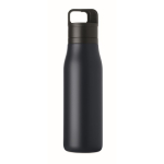 Bottiglia termica in acciaio inox riciclato con manico e tappo facile 500 ml color blu mare quinta vista