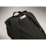 Zaino in nylon idrorepellente compatibile con laptop da 16” color nero sesta vista fotografica
