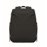 Zaino in nylon idrorepellente compatibile con laptop da 16” color nero settima vista