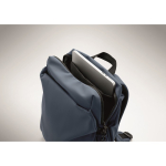 Zaino in nylon idrorepellente compatibile con laptop da 16” color nero opaco terza vista fotografica