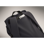 Zaino in nylon idrorepellente compatibile con laptop da 16” color blu mare sesta vista fotografica