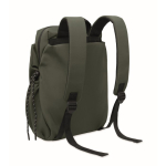 Zaino in nylon idrorepellente compatibile con laptop da 16” color verde scuro seconda vista