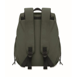 Zaino in nylon idrorepellente compatibile con laptop da 16” color verde scuro nona vista