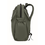 Zaino in nylon idrorepellente compatibile con laptop da 16” color verde scuro decima vista