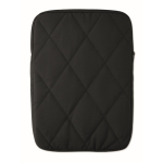 Custodia per laptop in nylon imbottita con tasca frontale 15'' color nero