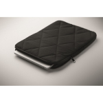 Custodia per laptop in nylon imbottita con tasca frontale 15'' color nero quarta vista fotografica