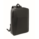 Zaino per laptop in RPET 600D con frontale rigido 15'' color nero