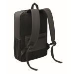 Zaino per laptop in RPET 600D con frontale rigido 15'' color nero