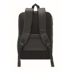 Zaino per laptop in RPET 600D con frontale rigido 15'' color nero quarta vista