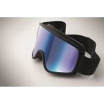 Maschera da sci con lente a specchio con protezione UV400 e antigraffio color blu quinta vista fotografica