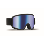 Maschera da sci con lente a specchio con protezione UV400 e antigraffio color blu