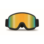 Maschera da sci con lente a specchio con protezione UV400 e antigraffio color arancione seconda vista