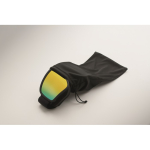 Maschera da sci con lente a specchio con protezione UV400 e antigraffio color arancione seconda vista fotografia