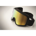 Maschera da sci con lente a specchio con protezione UV400 e antigraffio color arancione quinta vista fotografica