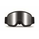 Maschera da sci con lente a specchio con protezione UV400 e antigraffio color argento brillante seconda vista
