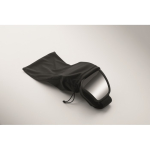 Maschera da sci con lente a specchio con protezione UV400 e antigraffio color argento brillante quarta vista fotografica