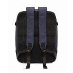 Zaino da cabina estensibile in RPET 600D con tasche multiple 20 L color blu quarta vista