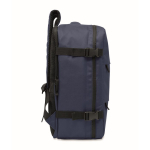 Zaino da cabina estensibile in RPET 600D con tasche multiple 20 L color blu decima vista