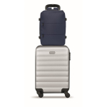 Zaino da cabina estensibile in RPET 600D con tasche multiple 20 L color blu
