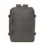 Zaino da cabina estensibile in RPET 600D con tasche multiple 20 L color grigio scuro