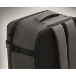 Zaino da cabina estensibile in RPET 600D con tasche multiple 20 L color grigio scuro sesta vista fotografica