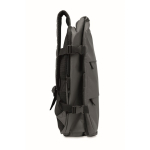Zaino da cabina estensibile in RPET 600D con tasche multiple 20 L color grigio scuro