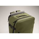 Zaino da cabina estensibile in RPET 600D con tasche multiple 20 L color verde militare quinta vista fotografica