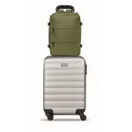 Zaino da cabina estensibile in RPET 600D con tasche multiple 20 L color verde militare