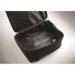 Zaino da viaggio in RPET 600D con sacco sottovuoto e pompa inclusa 18L color nero ottava vista fotografica