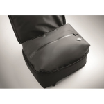 Zaino da viaggio in RPET 600D con sacco sottovuoto e pompa inclusa 18L color nero vista fotografia