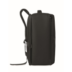 Zaino da viaggio in RPET 600D con sacco sottovuoto e pompa inclusa 18L color nero